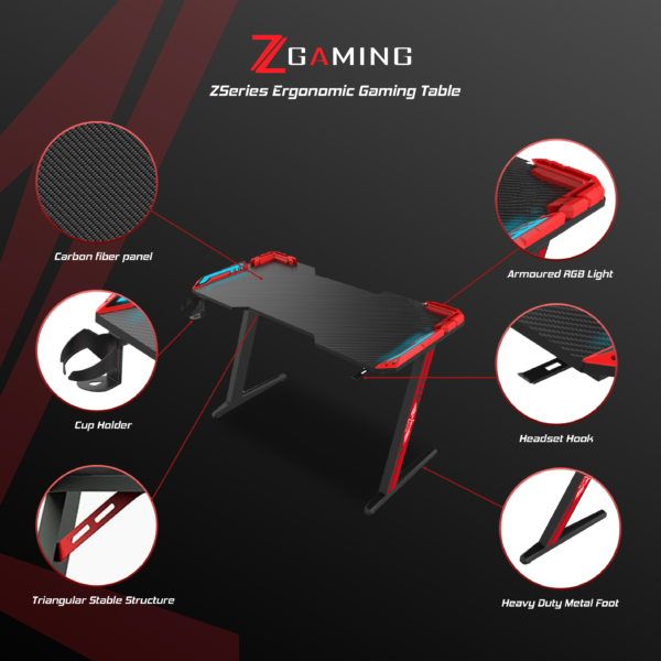 zgaming gaming table configuration